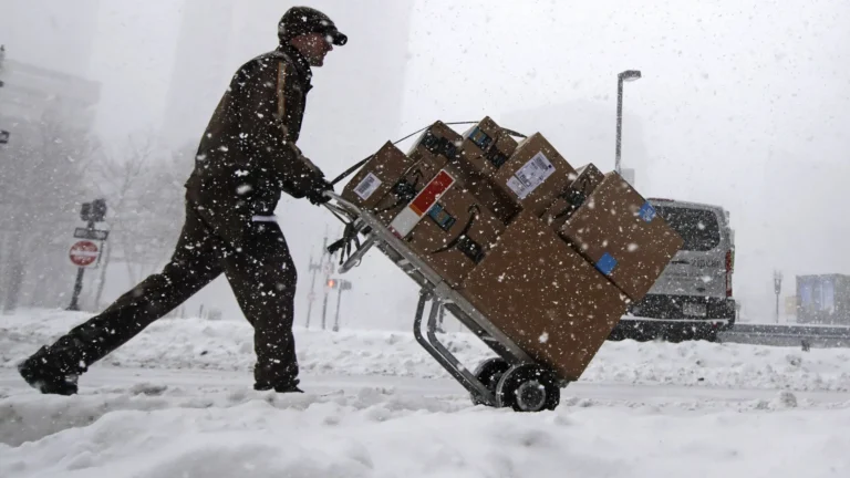 Shippers warn extreme weather will delay some U.S. holiday gift deliveries